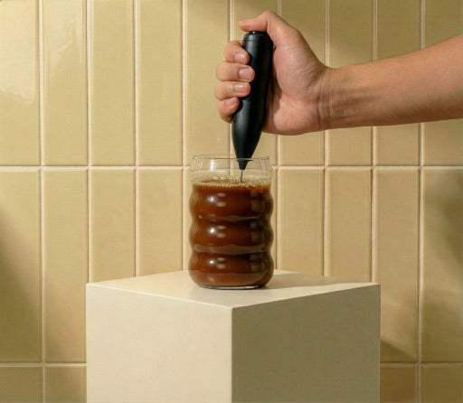 Frothing HabitONE to smooth