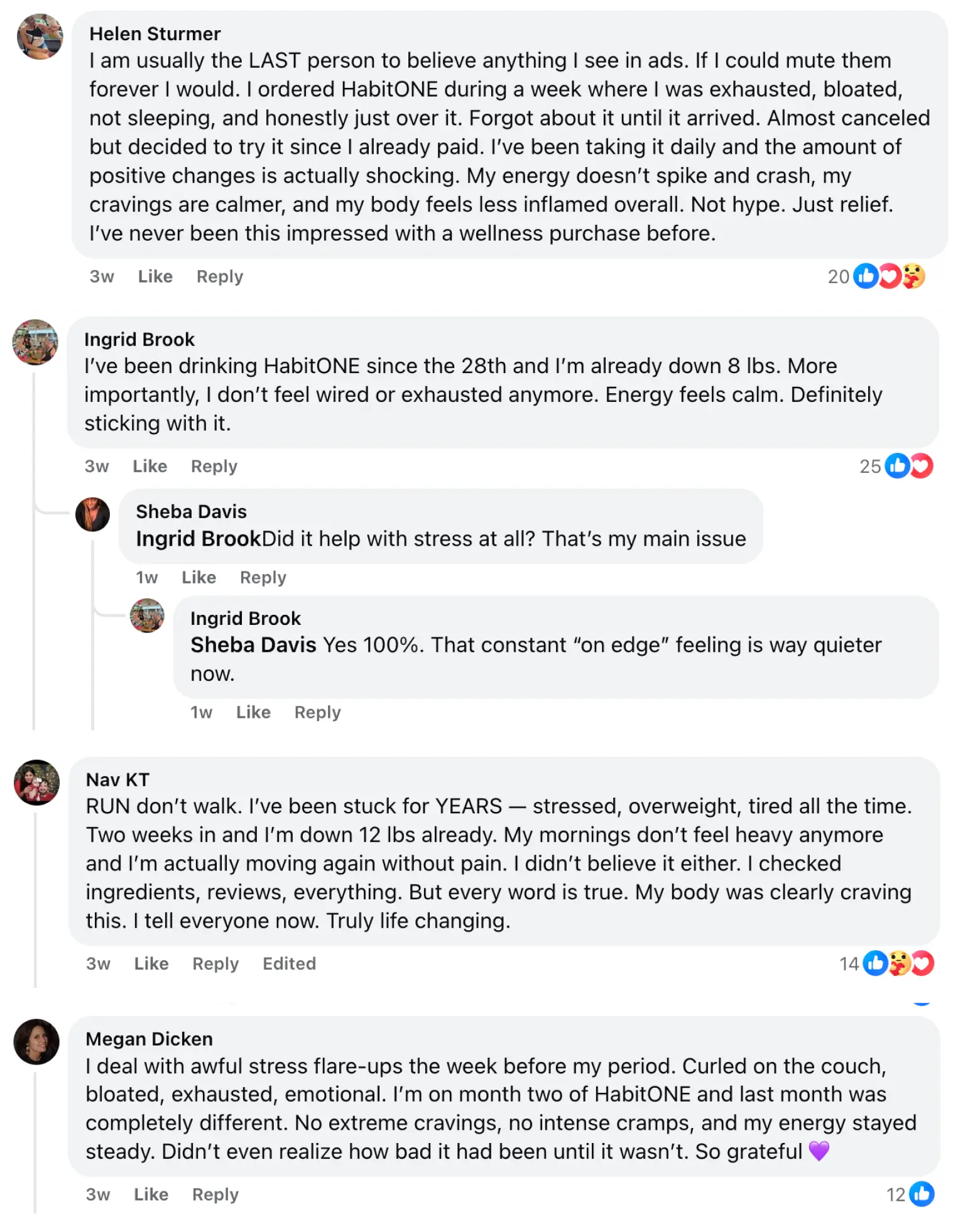 Customer reviews for HabitONE