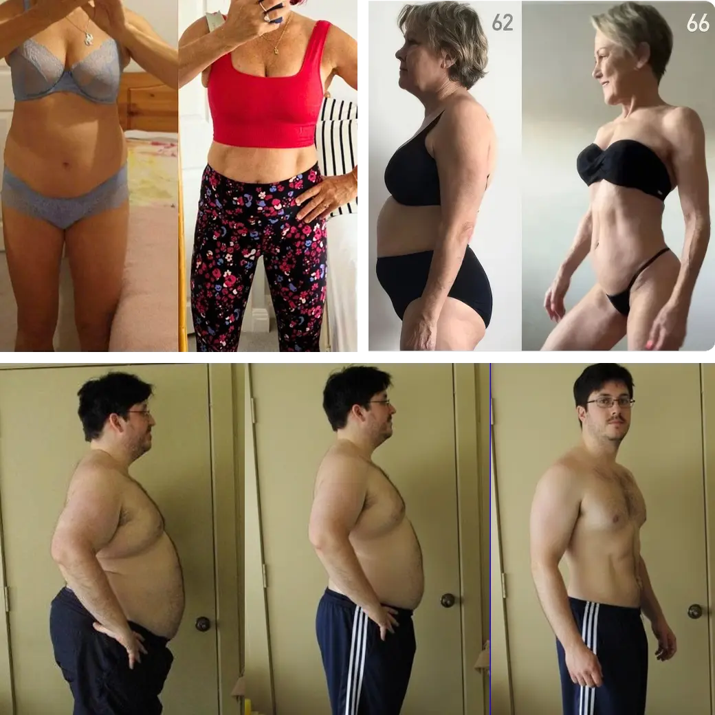 Before and after results