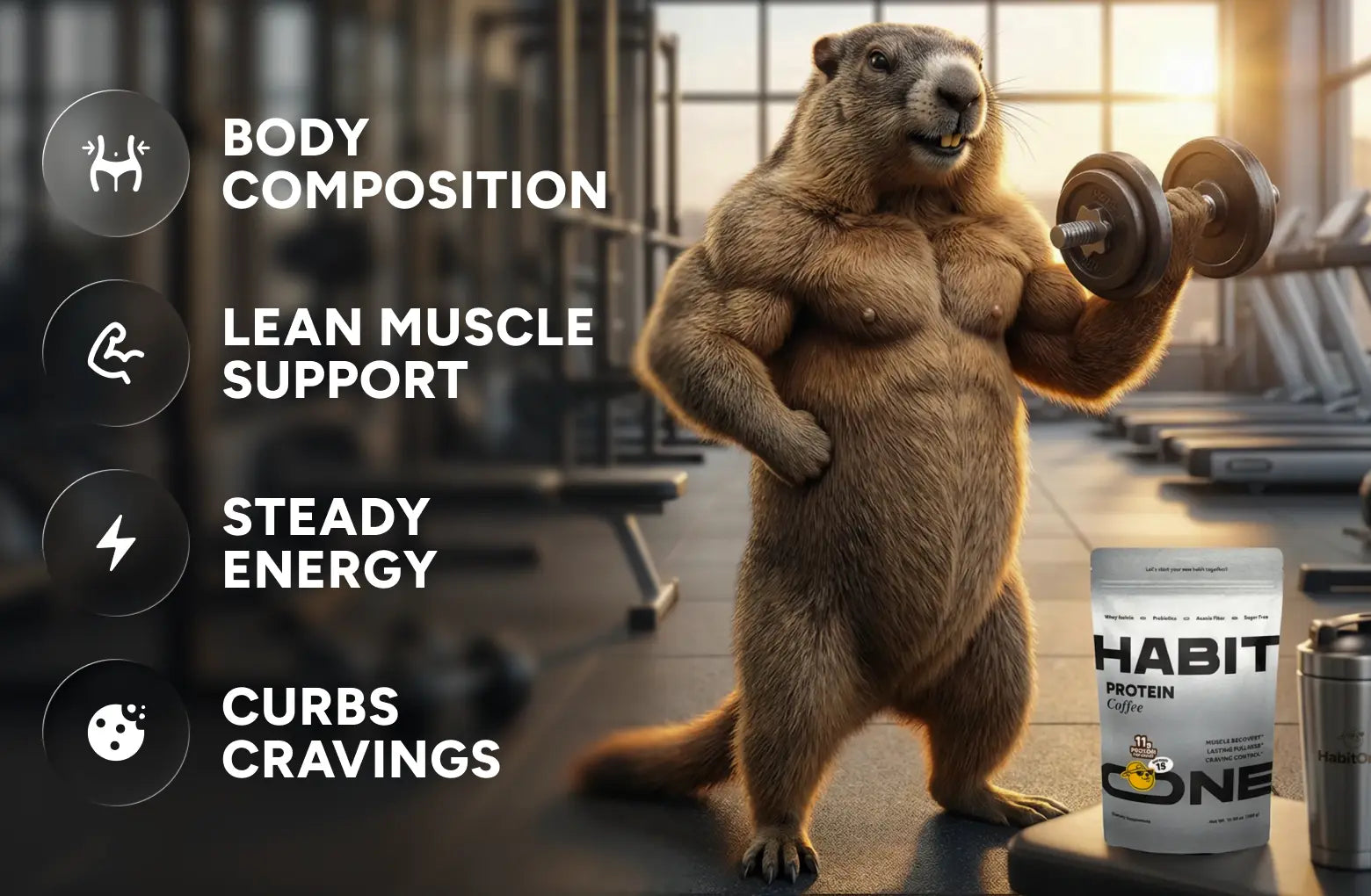 HabitONE Protein Coffee benefits